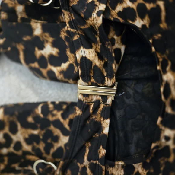 Leopard Print One-Piece Swimsuit - Picture 8 of 13